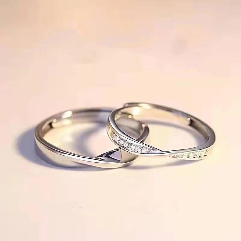 2022 naujas Mobius žiedas žiedas pora žiedą žiedas moterų išpažintis meilužio dovana draugei žiedą