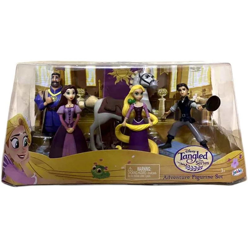 Originali Disney Anime Pav Tangled Rapunzel Scena Simbolių Rapunzel Lėlės Rinkinys Veiksmų Skaičiai Mergina Žaislą Dovanų